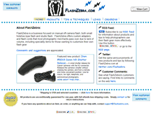 Tablet Screenshot of flashzebra.com